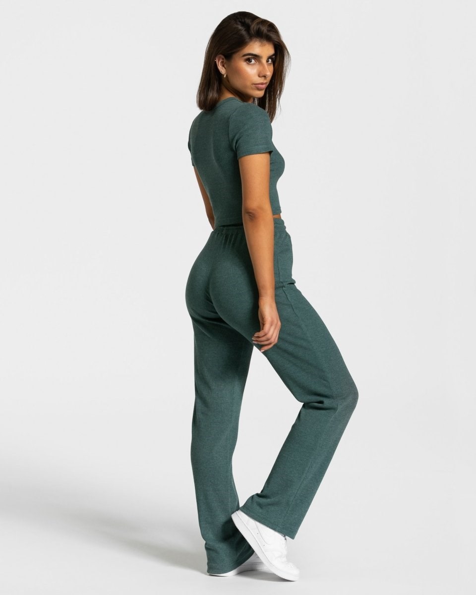 TEVEO Lounge Pants Vert Foncé Femme | WXC-91296201